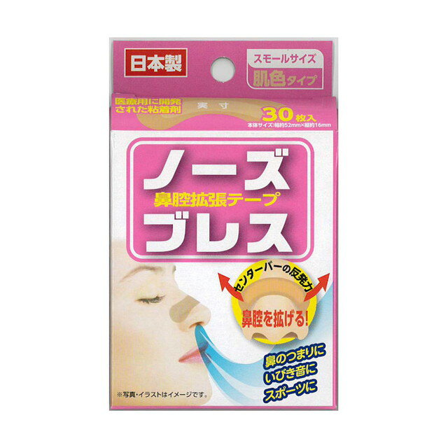 ノーズブレス 鼻腔拡張テープ スモールサイズの商品画像