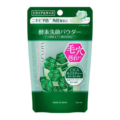 スイサイ ビューティクリア グリーン パウダーウォッシュ トライアル(0.4g×15個入)