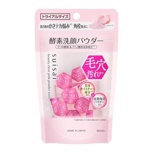 スイサイ ビューティクリア ピンク パウダーウォッシュ トライアル(0.4g×15個入)
