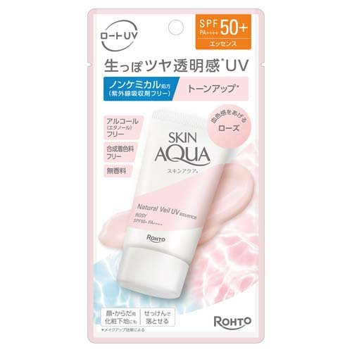 スキンアクア ナチュラルベールUVエッセンス ローズ(50g)の商品画像