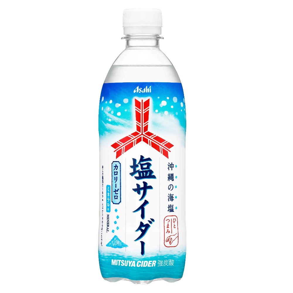 アサヒ飲料 三ツ矢塩サイダーＰＥＴ５００ｍｌ