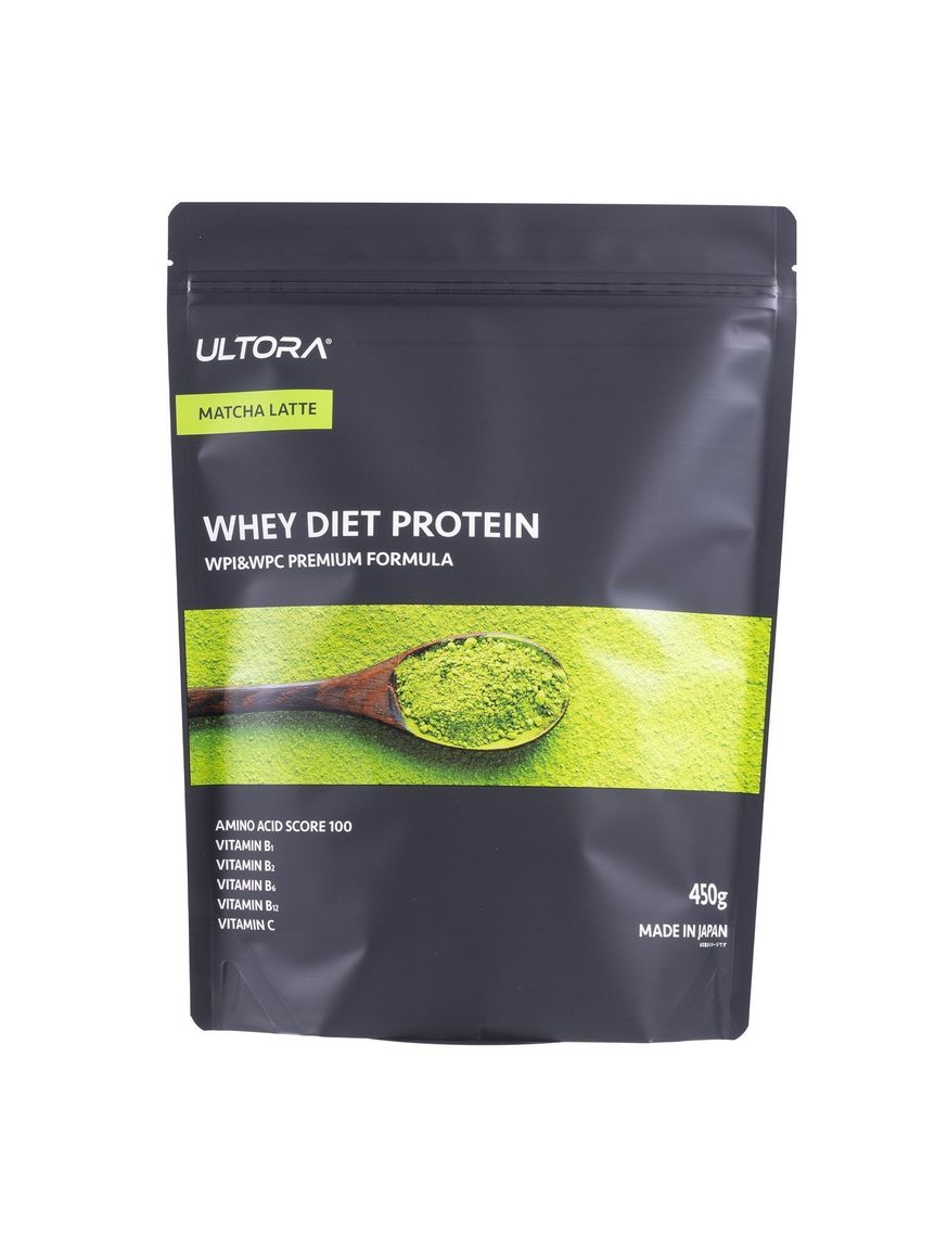 ULTORA ホエイダイエットプロテイン 抹茶ラテ風味 450gの商品画像