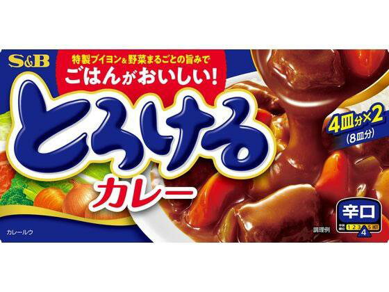 エスビー食品 とろけるカレー辛口の商品画像