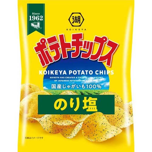 湖池屋 小袋ポテトチップス のり塩(27g)