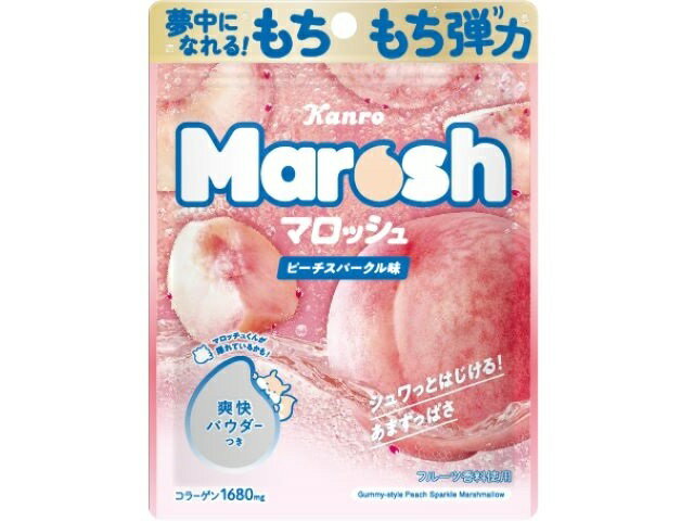 カンロ マロッシュ ピーチスパークル味 46gの商品画像