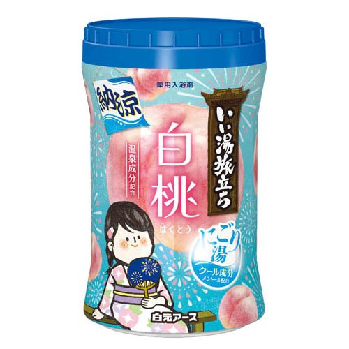 いい湯旅立ちボトル 納涼にごり湯紀行 白桃の香り 500g