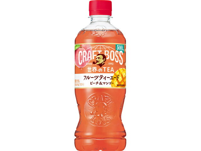 サントリー クラフトボスフルーツティーエード５００Ｐ　ＶＤの商品画像