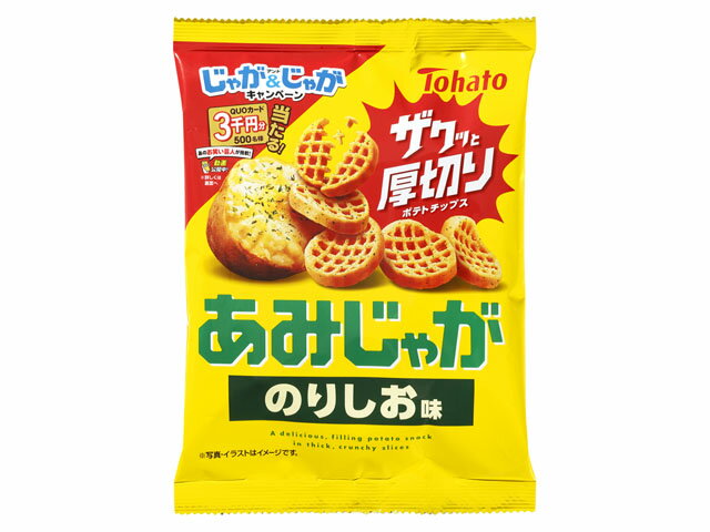東ハト あみじゃが のりしお味 55gの商品画像