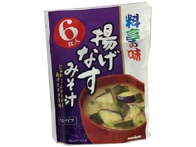 マルコメ お徳用　料亭の味　揚げなす　６食の商品画像