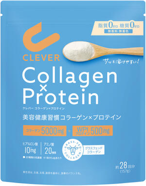 ネイチャーラボ クレバー コラーゲン×プロテイン 157g