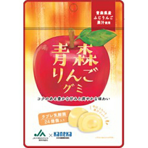 カネカ食品 青森りんごグミ ラブレ乳酸菌入 40g