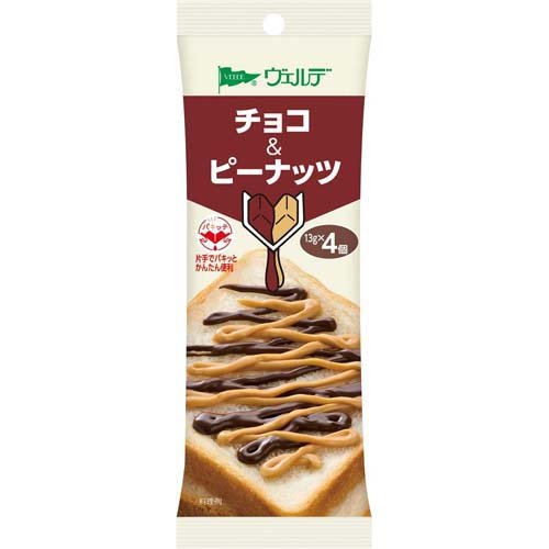 ヴェルデ チョコ＆ピーナッツ(13g*4個入)の商品画像