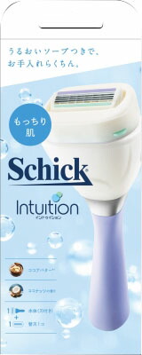 イントゥイション もっちり肌 スリムホルダー(刃付き+替刃1コ)