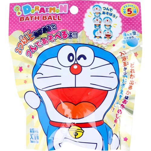 つみドラえもん バスボール 澄んだ空のかおり 発泡タイプの入浴剤 1回分(60g)
