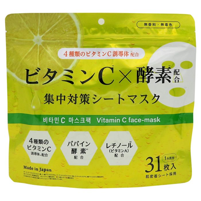 三和通商 ビタミンC 酵素シートマスク