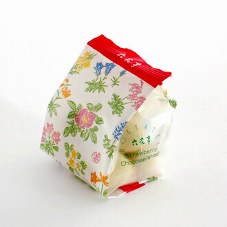 六花亭 ストロベリーチョコ ホワイト 60g