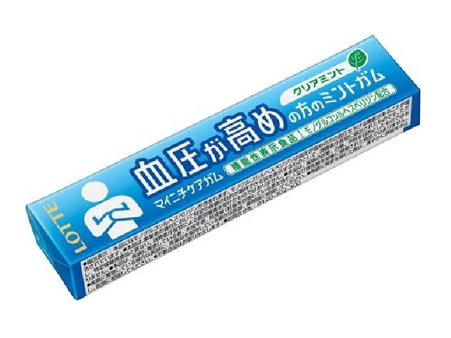 ロッテ マイニチケアガム 血圧が高めの方のミントガム 14粒
