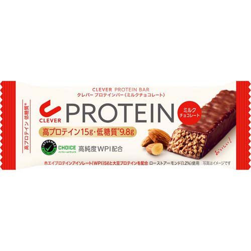 クレバー プロテインバー ミルクチョコレート(1個)