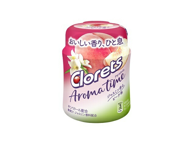 モンデリーズ・ジャパン クロレッツAROMATIMEジャスミンピーチボトル 121g