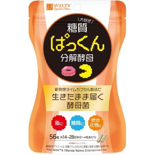 ネイチャーラボ スベルティ パックマンコラボ ぱっくん分解酵母 56粒