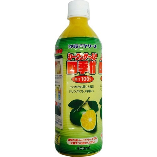 アサヒ飲料 沖縄バヤ四季柑１００％ＰＥＴ５００