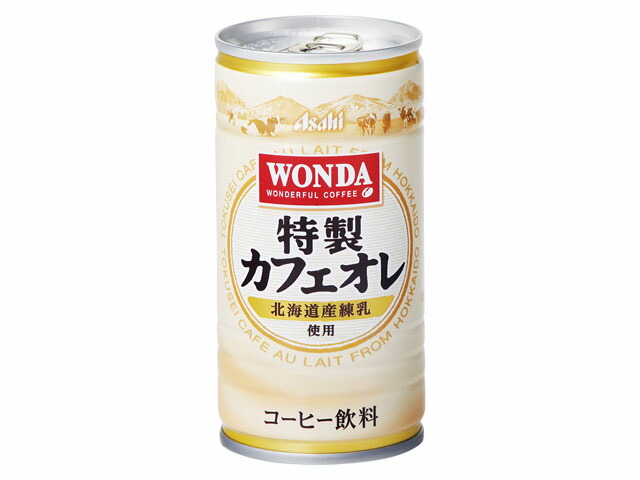アサヒ飲料 ワンダ特製カフェオレ缶１８５ｇＮ