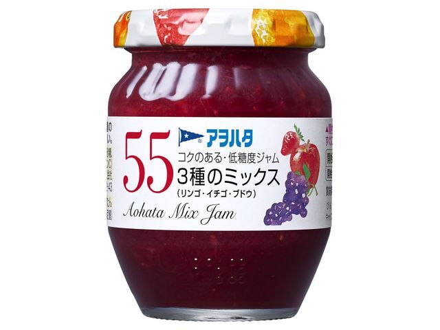 アヲハタ 55 3種のミックス りんご・いちご・ぶどう 150g