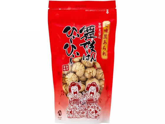 おちゃのこさいさい 舞妓はんひぃ～ひぃ～ 七味豆あられ 100g
