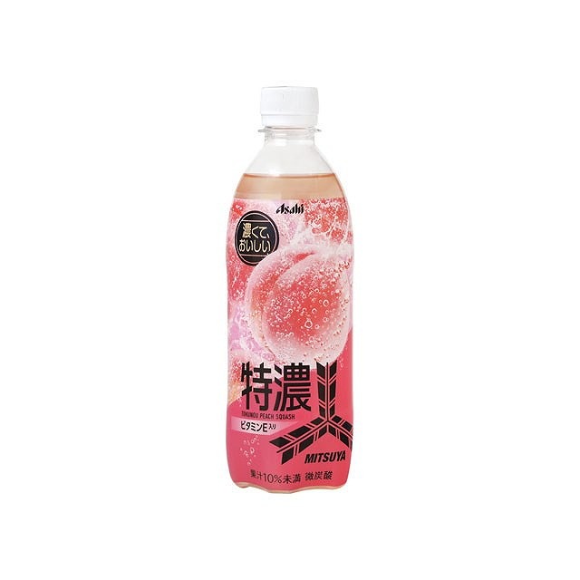 アサヒ飲料 三ツ矢特濃ピーチＰＥＴ５００ｍｌＮ
