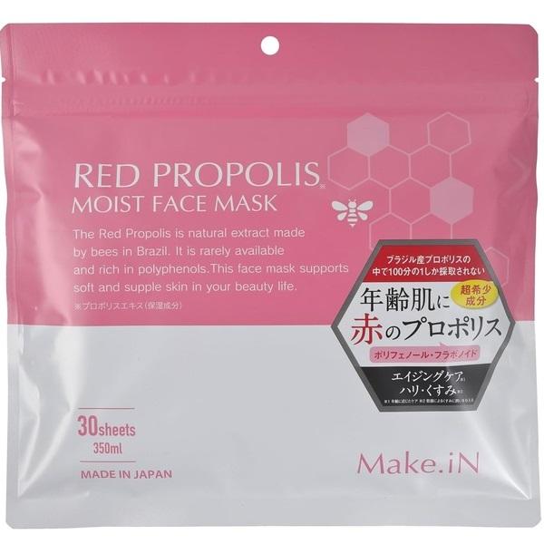Make.iN RED PROPOLIS MOIST FACE MASK 30枚入