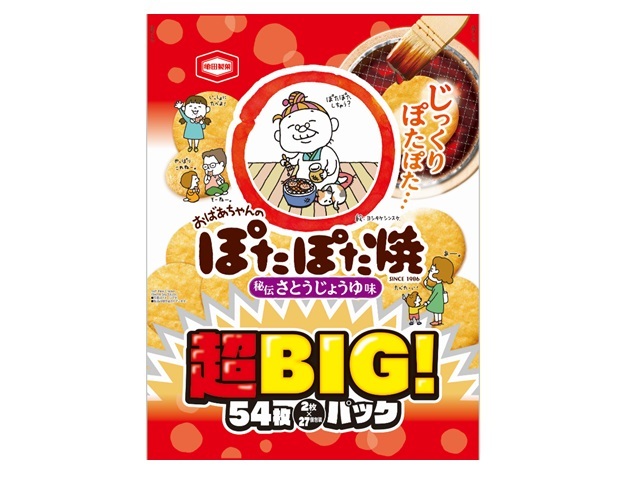 ぽたぽた焼き 超BIGパック(2枚*27袋入)