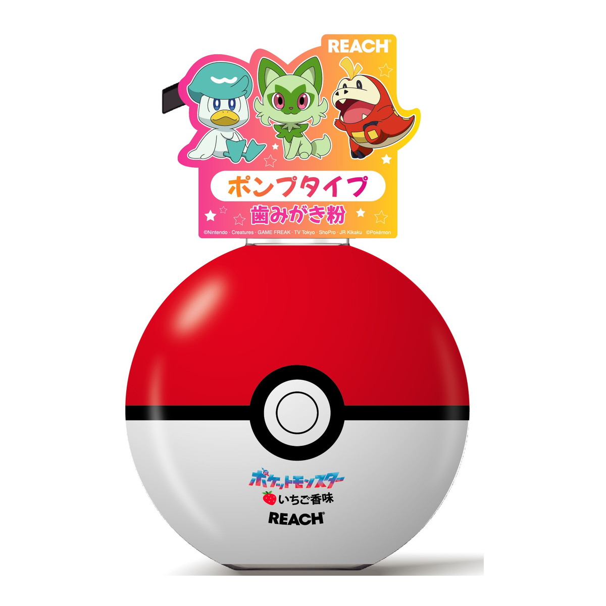 リーチ キッズポンプ歯みがき いちご 250gの商品画像