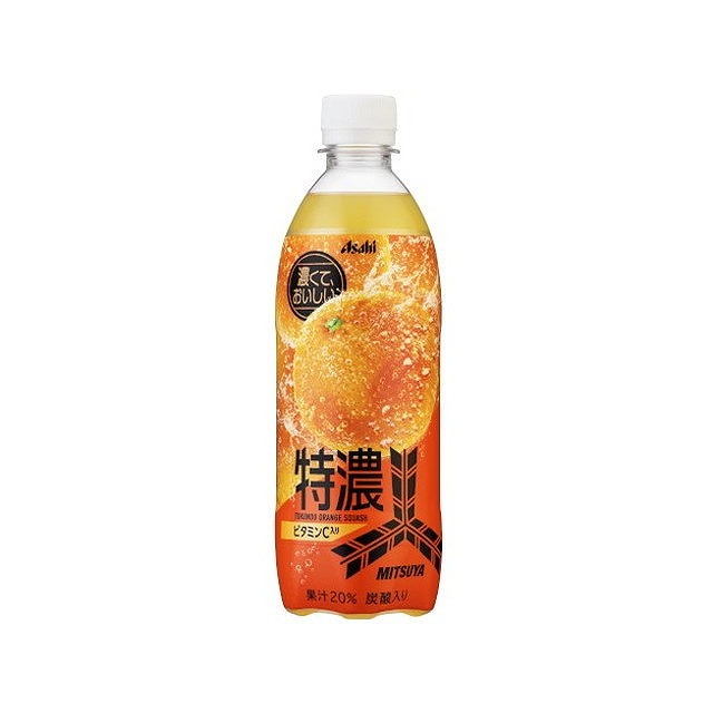 アサヒ飲料 三ツ矢特濃オレンジＰＥＴ５００
