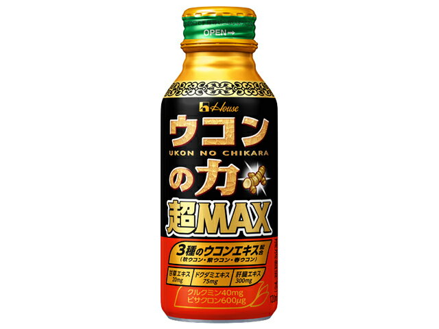 ハウス食品 ウコンの力　超ＭＡＸ　１２０ｍｌボトル缶