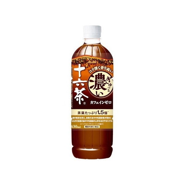 アサヒ飲料 ぎゅっと濃い十六茶ＰＥＴ６３０（機能性）の商品画像