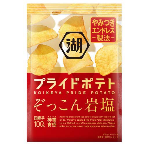 湖池屋プライドポテト ぞっこん岩塩(55g)
