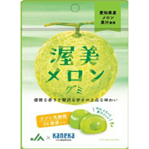 カネカ食品 フルーツグミ 渥美メロングミラブレ乳酸菌入 40g