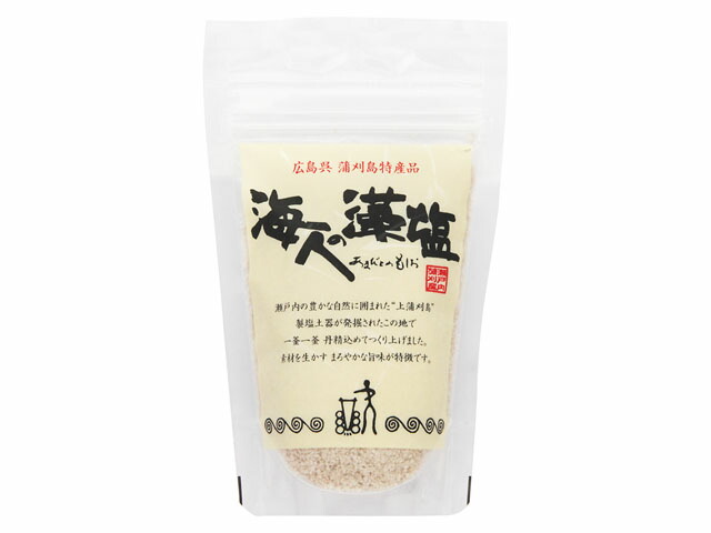 蒲刈物産 海人の藻塩 スタンドパック 100g