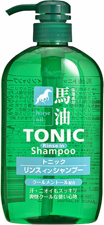 馬油トニックリンスインシャンプー 600ml