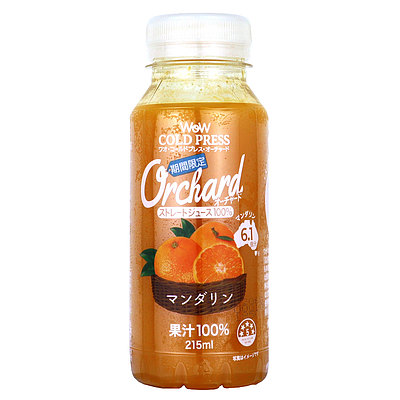 Wow-Food Wow ColdPressOrchardマンダリン 215ml
