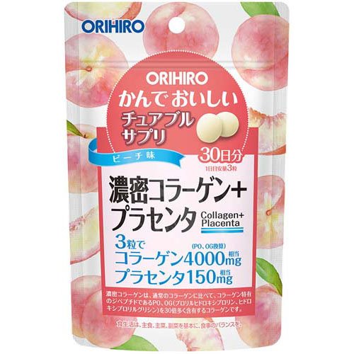 かんでおいしいチュアブルサプリ 濃密コラーゲン+プラセンタ(90粒入)
