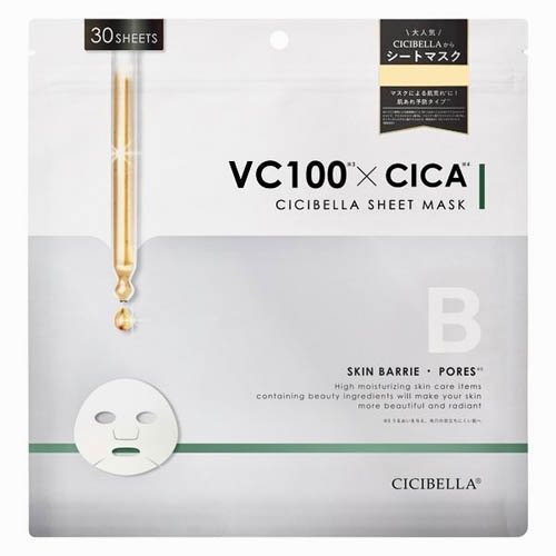 シシベラ シートマスク 30B VC100×CICA(30枚)