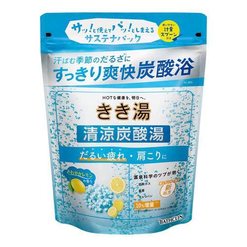きき湯 清涼炭酸湯 さわやかレモンの香り(360g)