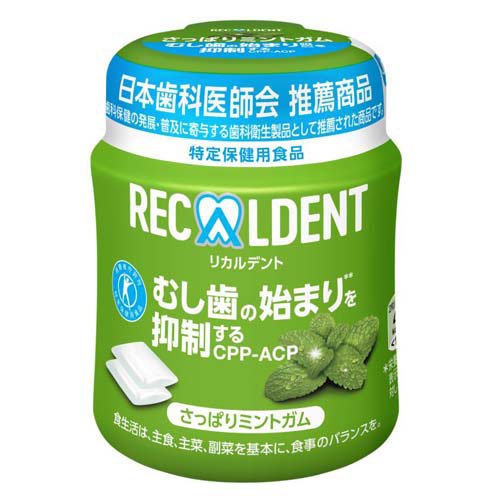 リカルデント さっぱりミントガム ボトル(135.2g)