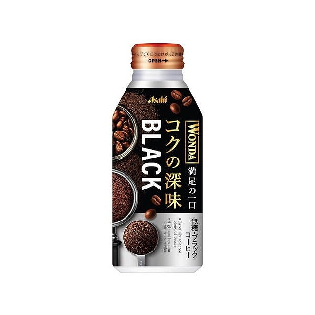 アサヒ飲料 ワンダコクの深味ブラックＢ缶４００ｇ