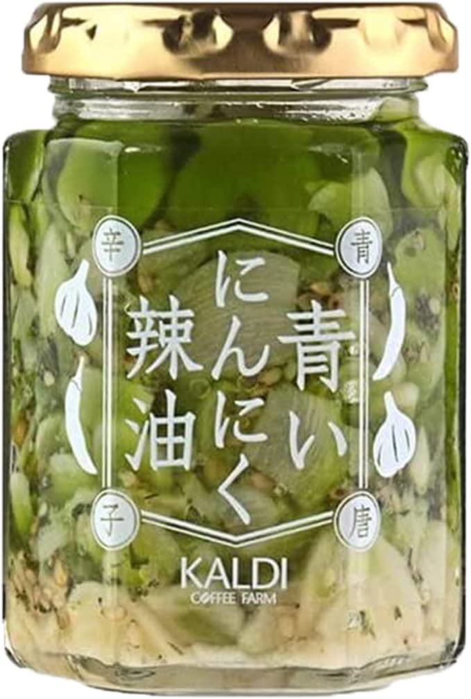 カルディ 青いにんにく辣油 120g
