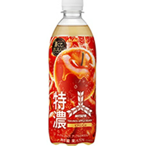 アサヒ飲料 三ツ矢特濃アップルＰＥＴ５００Ｎ