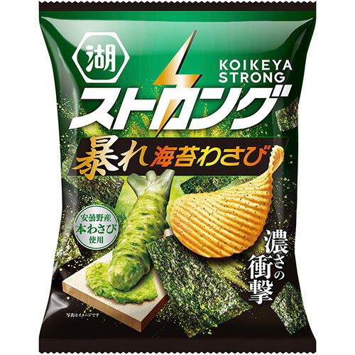 湖池屋 ストロング 暴れ海苔わさび 53g