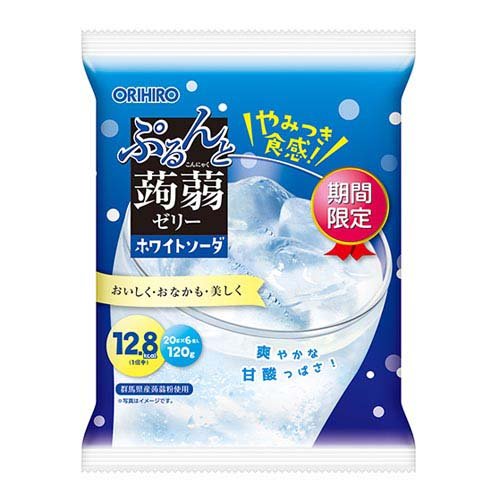 ぷるんと蒟蒻ゼリー ホワイトソーダ(20g×6個入)