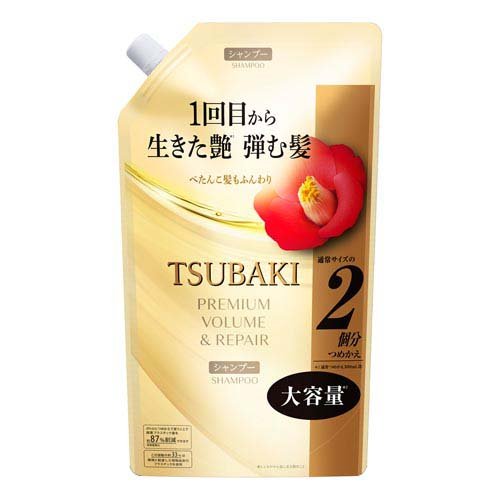TSUBAKI プレミアム ボリューム＆リペア シャンプー つめかえ用(600mL)